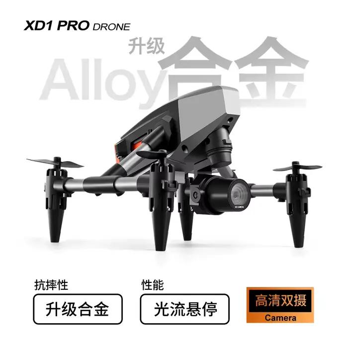 Mini Drone professionnel télécommandé XD1, photographie aérienne haute définition, hauteur fixe, quadrirotor, flux vol stationnaire, alliage