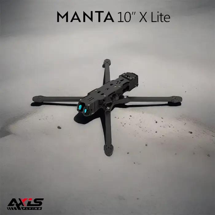 Axisflying Manta 10 X Lite 10 pouces FPV/BNF/longue portée/charge utile lourde/Drone cinématographique analogique 5.8G VTX 402mm empattement 