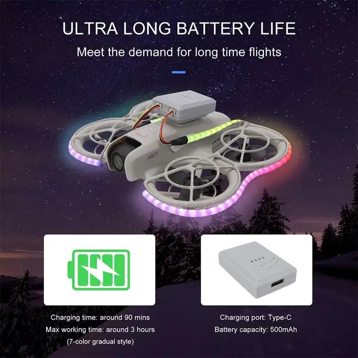 Bande lumineuse universelle pour Drone DJI Neo/Avata 2/Air 3S LED