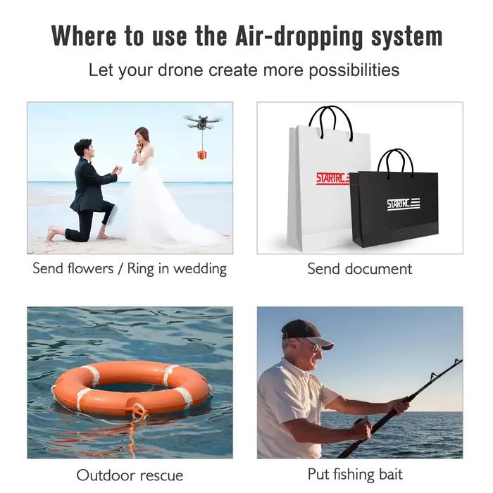 Système Airdrop 12km pour DJI Mini 3 Pro
