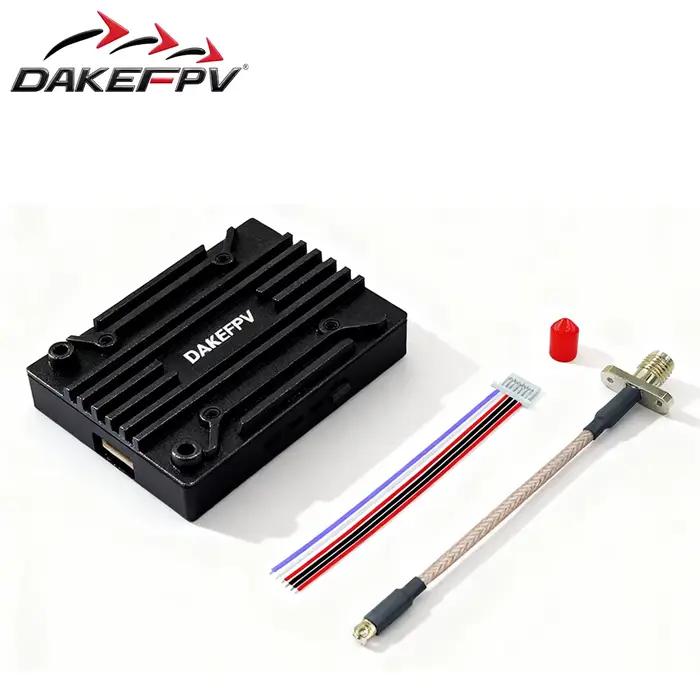 DAKEFPV VTX 4.9G-5.8G 1.6W 2.5W 3W 5W 10W 64CH transmetteur vidéo FPV pour cadre de Drone de course FPV longue portée pièce RC