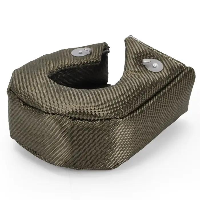 WLR RACING - 100% entièrement titane Turbo bouclier thermique T3 Turbo Blanekt ajustement: T2,T25,T28,GT28,GT30,GT35 et la plupart des T3 Turbo WLR1303T