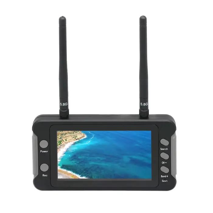 5.8G 40CH FPV lunettes moniteur recherche automatique double antenne