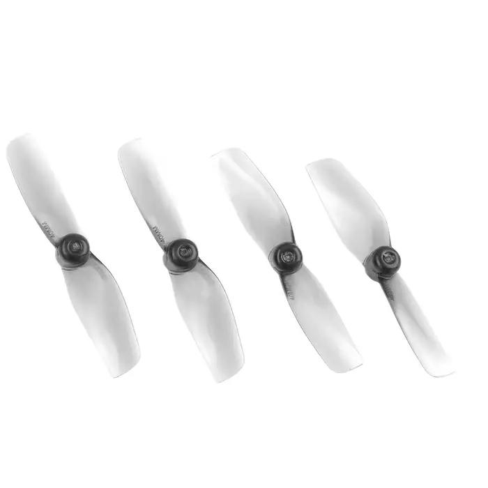 HQProp Micro Whoop 40MMX2 hélices en Poly carbonate gris 2CW + 2CCW arbre 1.5MM pour Drones