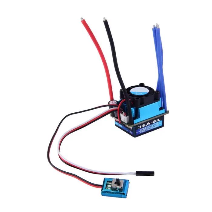 Contrôleur de vitesse sans balais RC Racing 120A 25A 35A 60A SL ESC pour voiture camion RC 1/10 1:10 1:12