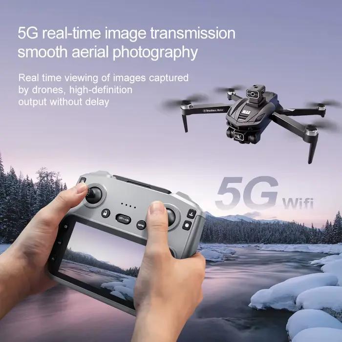 Nouveau Drone V168 2026 GPS 8K Professionnel HD Double Caméras 5G WIFI Brushless 360 ° Jouets quadricoptères pliables