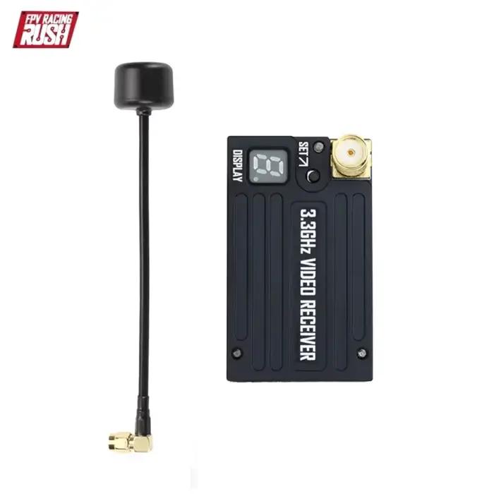 Nouveau Combo RushFPV 3.3G 4W VTX avec Récepteur Vidéo VRX 3.3G pour Lunettes FPV