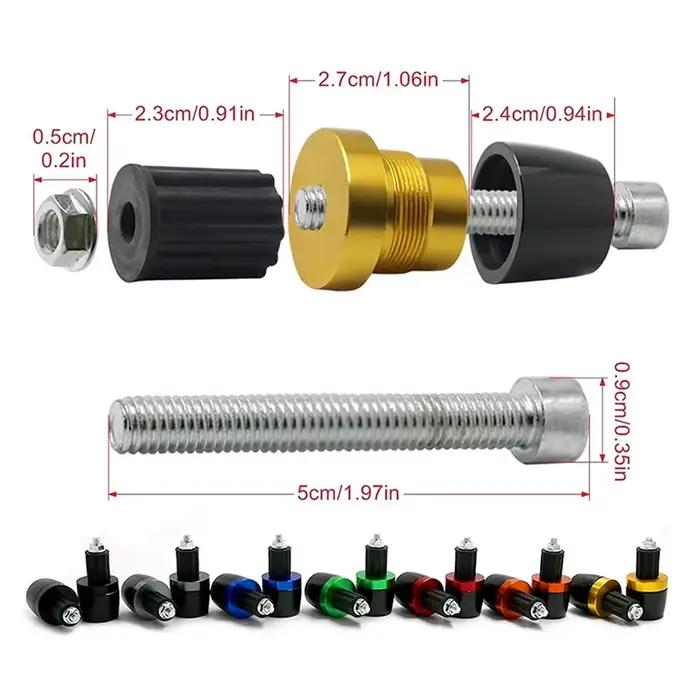 Poignées de guidon de moto, embouts de guidon pour DERBI EBE EBS D50B0 VARIANT SPORT R GPR, accessoires