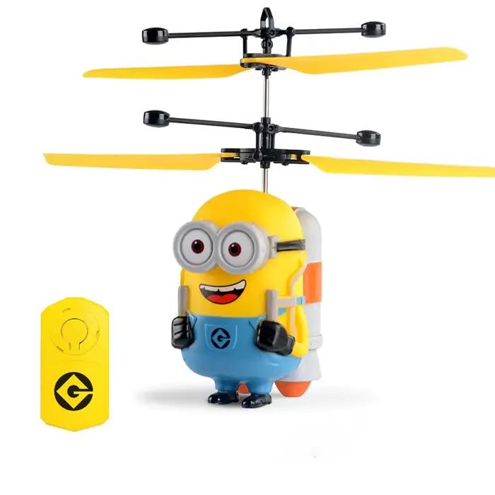 Minions vente chaude avion jouets garçons geste détection avions mini drones élèves du primaire petite collection de cadeaux