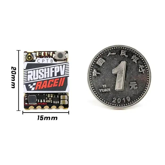Nouveau RushFPV Race2 5.8GHz FPV VTX 48CH Émetteur Vidéo 5V TBS SmartAudio 2.1 SMA pour Drone de Course FPV 2026