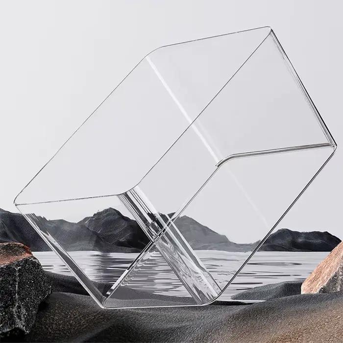 Terrarium transparent pour reptiles avec zone de basking pour tortues, crabes ermites, tortues de mer - Habitat d'adoption pour tortues