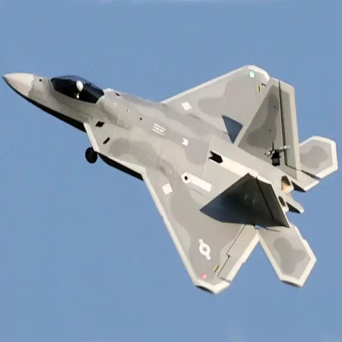 F-22 Raptor 64mm 12 pales RC EDF Jet Version PNP /KIT avec servos/ KIT sans