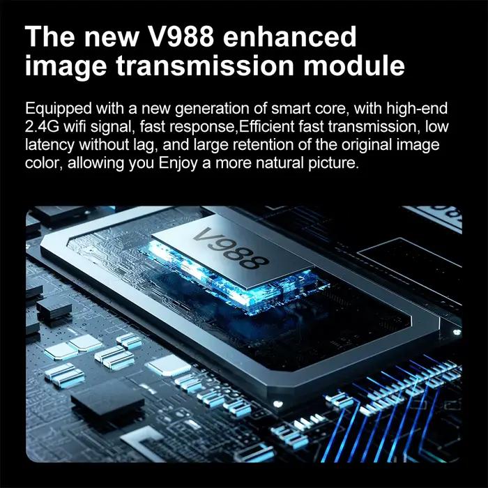 NOUVEAU pour Drone Caméra V988 Authentique 8K Professionnel 4K avec Écran Moins de 249g Télécommande Quadricoptère RC Brushless Jouets