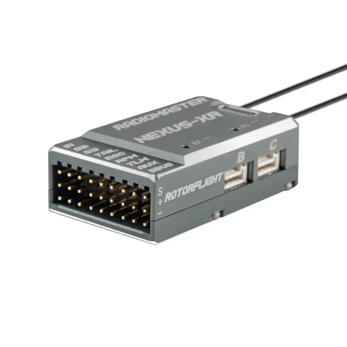 Radiomaster NEXUS-XR contrôleur de vol d'hélicoptère intégré double SX1281 2.4GHz récepteur ExpressLRS