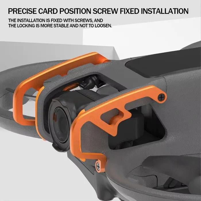Pour DJI Avata 2 Drone barre de pare-chocs en alliage d'aluminium Anti-Collision cardan lentille Protection