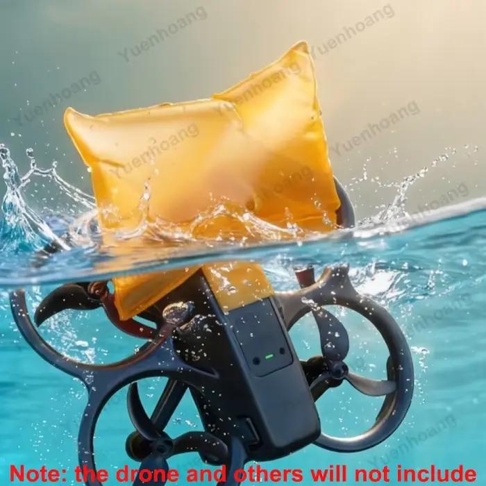 Accessoire de sauvetage par flottabilité pour drone DJI Avata 2 mini bouée de sauvetage autocollant airbag flottabilité de 4 heures pour véhicules et jouets télécommandés
