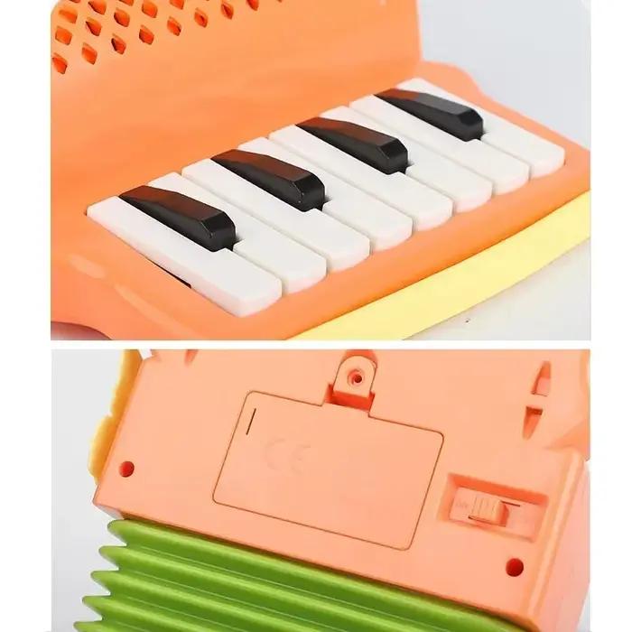 Accordéon musical pour enfants, jeu d'intérieur et d'extérieur, instruments de musique, jouets éducatifs, cadeaux pour tout-petits, garçons et filles