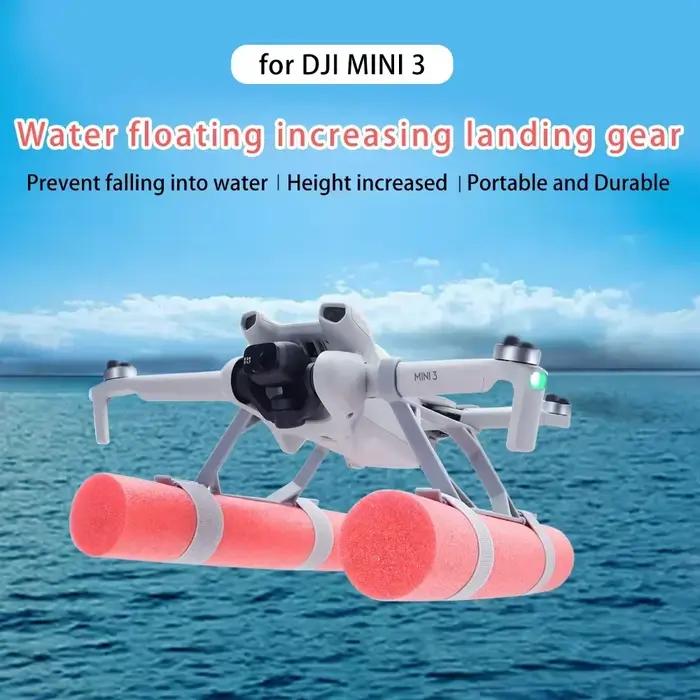Trotteuses aquatiques flottantes pour DJI Mini 4 Pro/Mini 3/Mini 3 Pro – Ailes d'atterrissage sécurisées pour l'eau et la neige – Accessoire d'entraînement pour drone