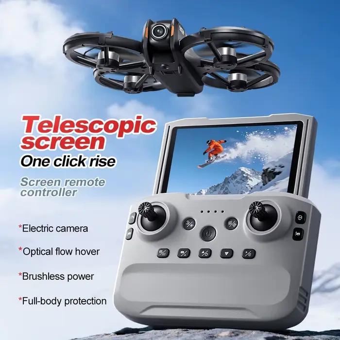 Drone M5 avec écran, télécommande