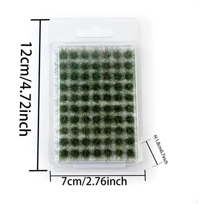 Petits touffes d'herbe modèle bonsaï – 70/91 statiques pour décoration de scène d'artisanat de jardin Miniature