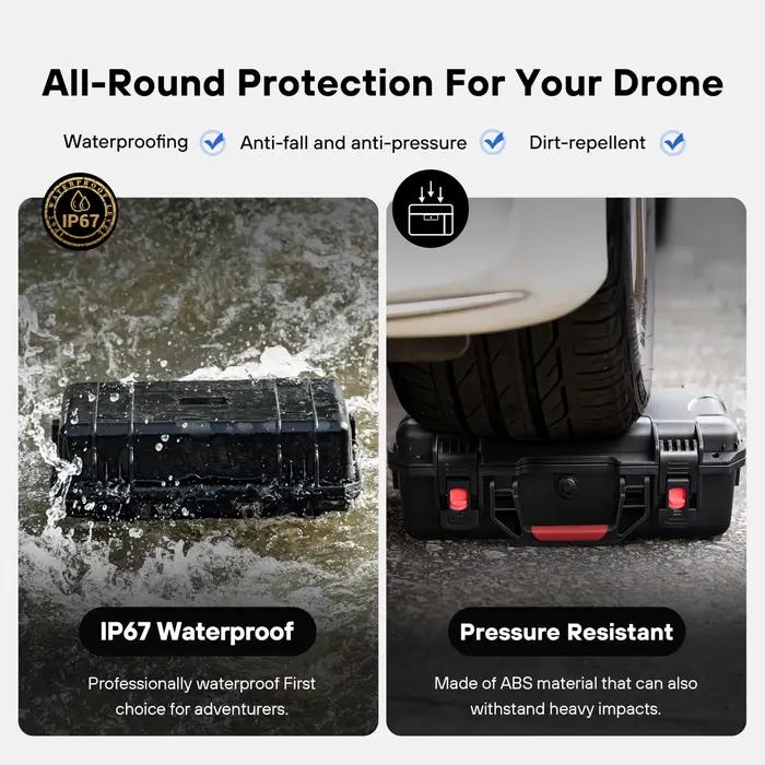 Étui de transport rigide étanche pour drone DJI Mavic 4 Pro Fly More Combo compatible avec la télécommande RC 2/RC Pro 2 et le chargeur Hub