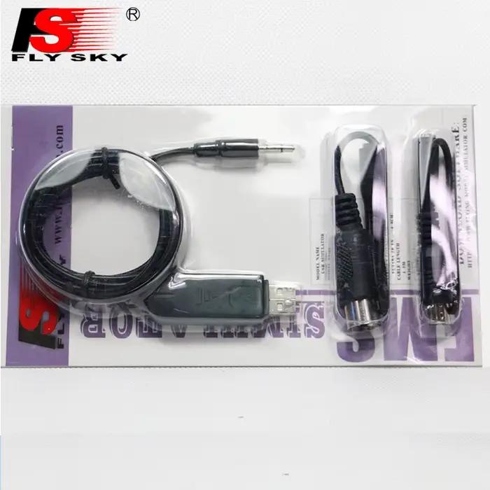 Flysky FS-SM100 RC simulateur de vol USB avec jeu de câbles FMS