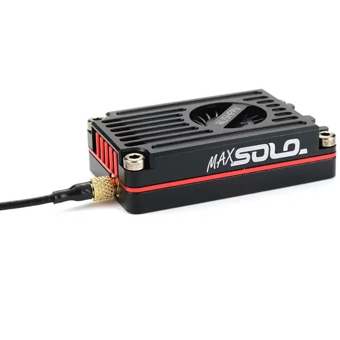 RUSHFPV RUSH MAX SOLO 5.8GHz 2.5W haute puissance 48CH VTX CNC coque ventilateur de refroidissement intégré pour Drone de course longue portée RC FPV