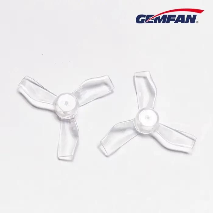 GEMFAN PMPC1219 1.2" Tri-Blade PC Prop 4 Paires pour Micro Drone FPV Cinewhoop Toothpick Indoor 5 Couleurs