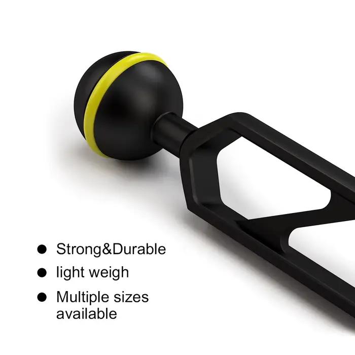 Accessoire de plongée système d'éclairage bras à rotule réglable aluminium Seafrogs pour caméras d'action GoPro Nikon Sony diverses occasions