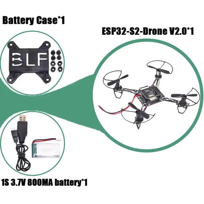 Rctosky ESP32-Drone V2.0 contrôle de vol quadrirotor Open Source ESP-Drone Drone modèle Wifi télécommande Crazyflie Ardupilot