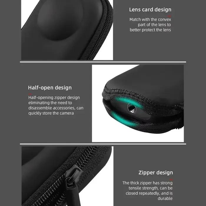 Ensemble d'accessoires pour Insta360 X3 X4 X5 : Protection d'objectif