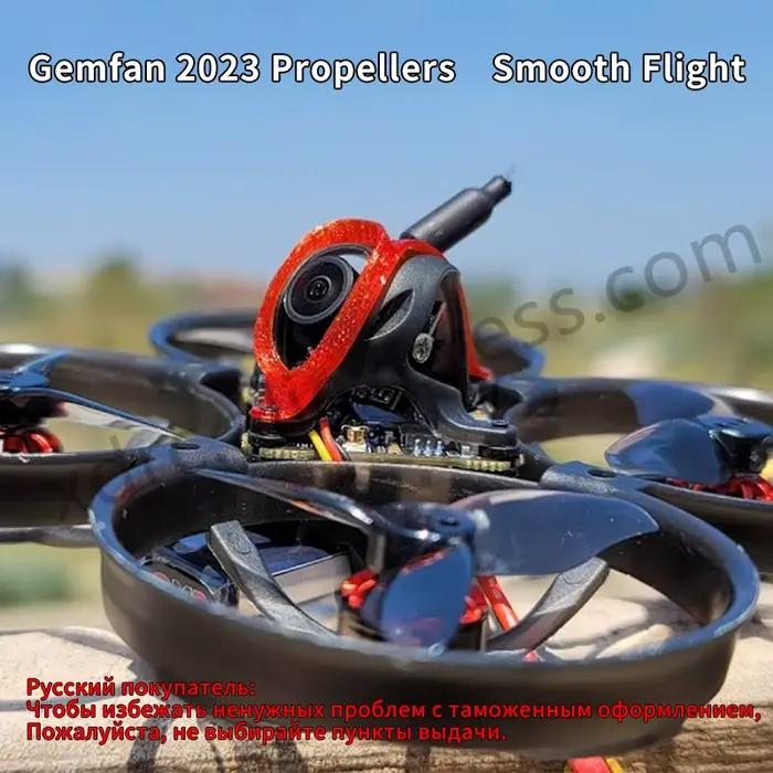 Happymodel Mobula8 Drone/KIT de cadre 1-2S 85mm Micro FPV Whoop Quadcopter Drone 2.4G récepteur ELRS X12 AIO moteur sans balais nouveau