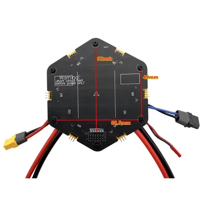Tableau de distribution XAERO 200A 400A pour drone agricole robuste charge lourde connecteurs ESC pulvérisation surveillance cultures