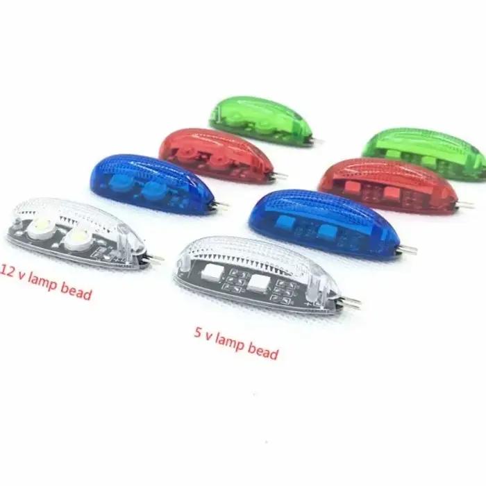 Veilleuse LED de Navigation intelligente 3W 5V/12V rouge/vert/blanc/bleu avec câble pour Drone RC