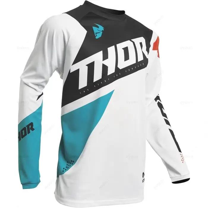 Maillot de vélo de montagne pour course de cross-country, manches courtes, t-shirt de descente, maillot Poc MTB, maillot de vélo tout-terrain MX Enduro, maillot de motocross