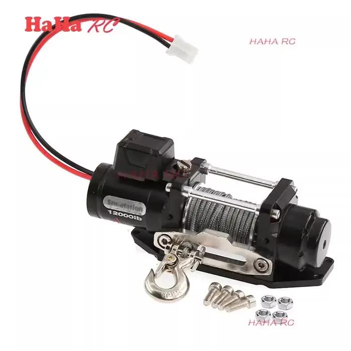 Treuil métallique sur chenilles Scx10 1/10 RC pour TRX4 D90 D110 TRX6