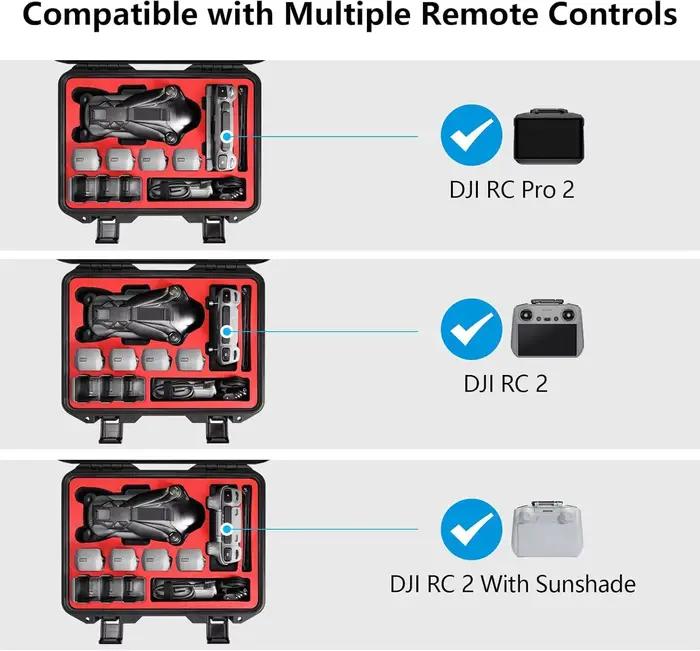 Étui rigide avec cordon de suspension pour DJI Mavic 4 Pro Creator/Fly More Combo