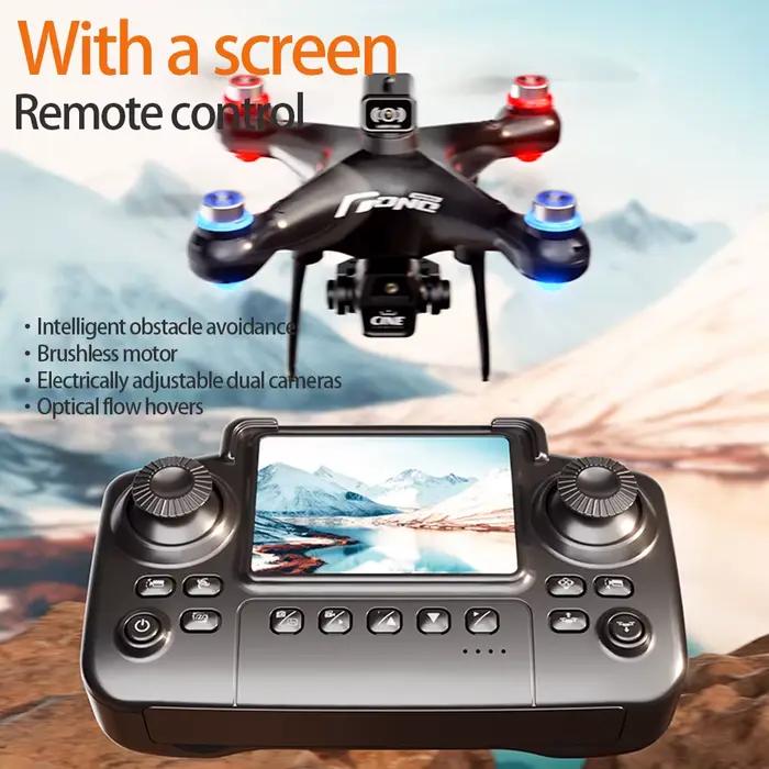 Lenovo E55 Drone Mini Dual Camera 8K Aerial HD Profesional Helicopter GPS Positioning Avoidance Bushless Motor