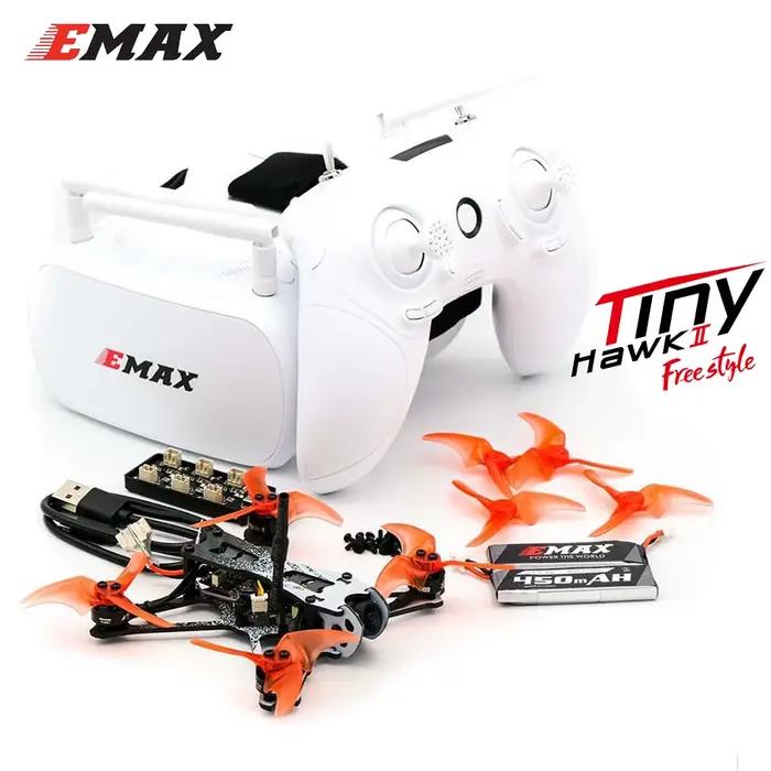 Drone EMAX Tinyhawk II Freestyle 115mm FPV Racing RC Drone Version BNF Caméra Haute Résolution Maniabilité Exceptionnelle Pour Amateurs de Vol Libres Occasions Spéciales