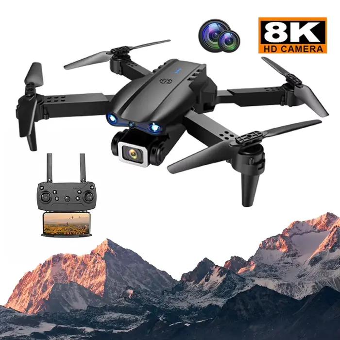 Quadricoptère pliable avec caméra double 4K HD 360 ° Drone de photographie aérienne Flips pour adultes professionnels