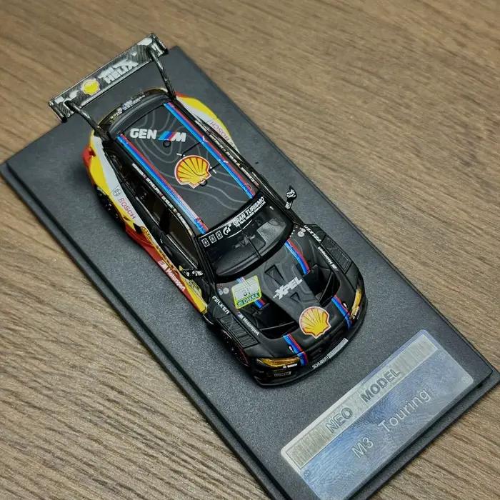 1:64, M3toring Shell Racing Nürburgring 24-Hour Endurance Race, modèle de voiture miniature en alliage moulé sous pression, objet décoratif pour adultes