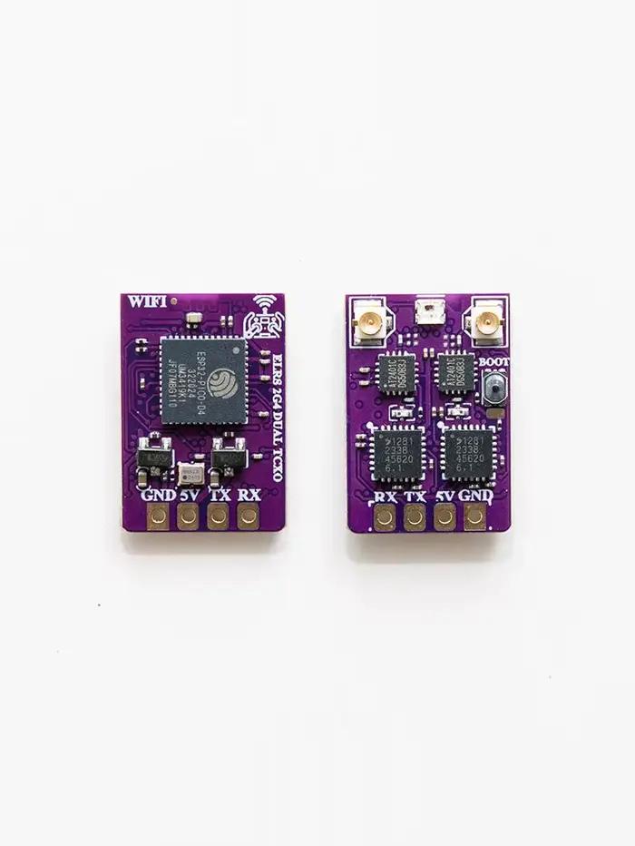 ELRS 2.4G Récepteur de diversité double antenne RX TCXO intégré pour FPV Freestyle Remote RC Racing