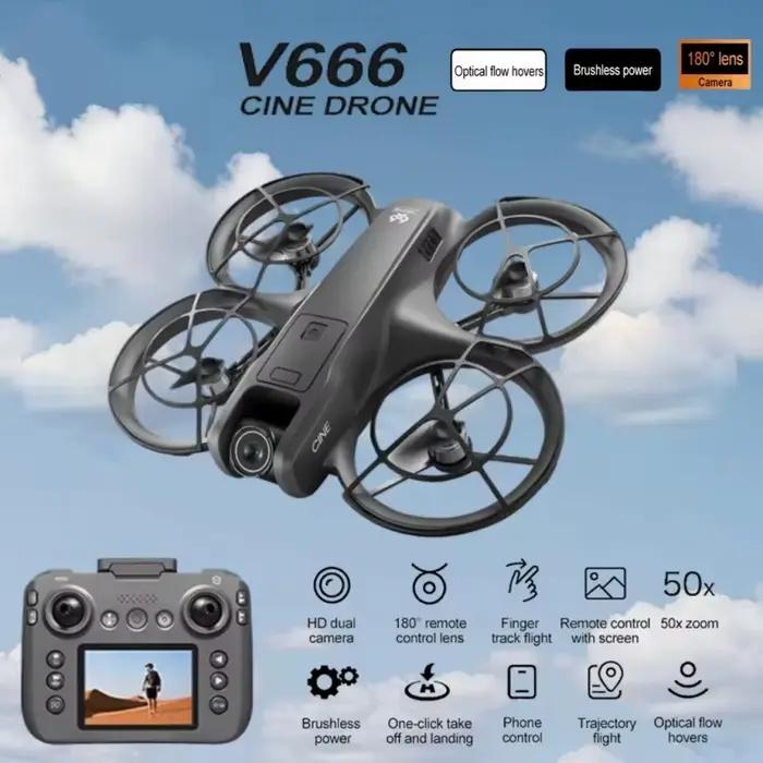 Drone professionnel V666 8K WIFI 5G avec évitement d'obstacles
