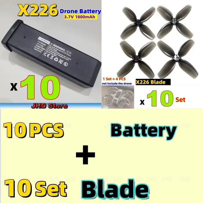 Batterie X226 pour Drone LSRC 3.7V 1800mAh Énergie Durée de Vol Autonomie Capture Vidéo Images Occasions Spéciales