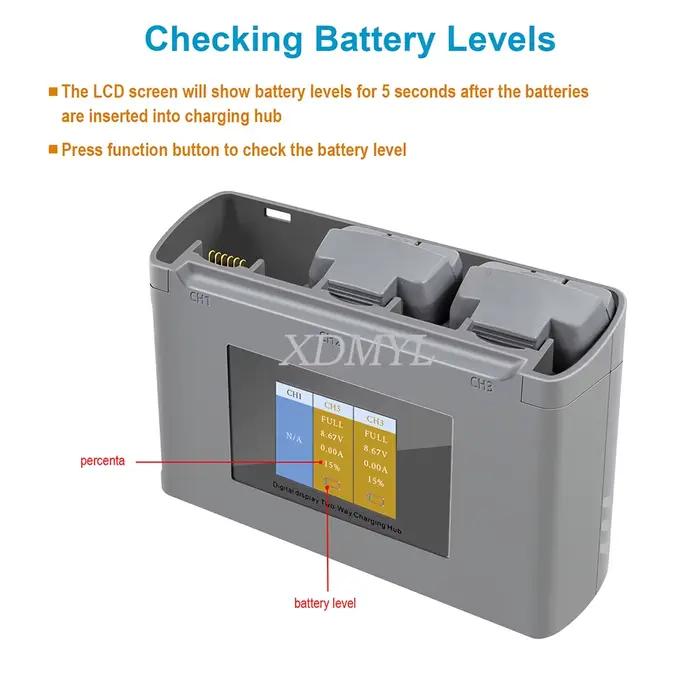 Hub de charge pour DJI MINI 2 MINI 2 SE MINI 4K 3 Voies Chargeur Batterie USB Télécommande Accessoires Drone Occasions Spéciales