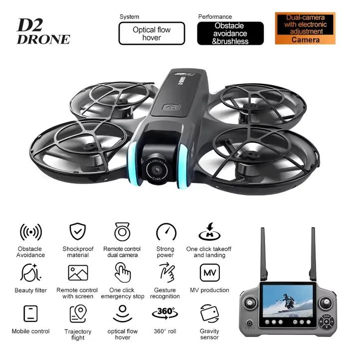 Drone D2 avec caméra HD 4K professionnelle