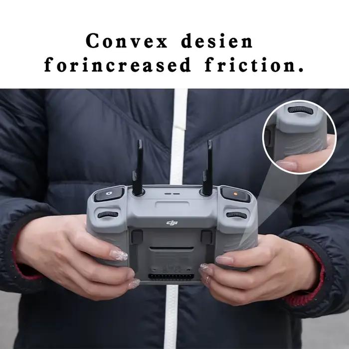 Housse en silicone pour télécommande DJI Mini 4 5 Pro/Air 3S RC 2 avec étui de protection d'écran
