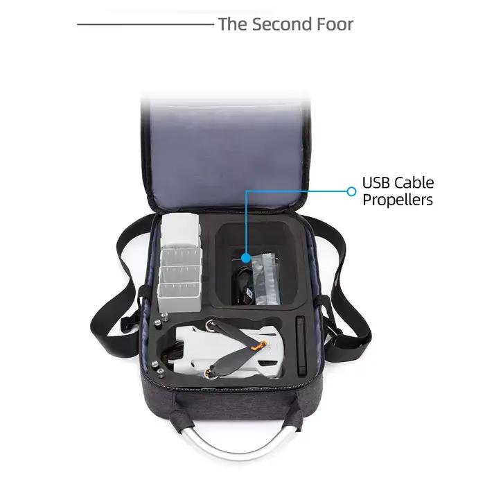 Pour Mini 3 boîte de rangement Dron sac à main sac universel unique épaule sacs à bandoulière Drone batterie sac