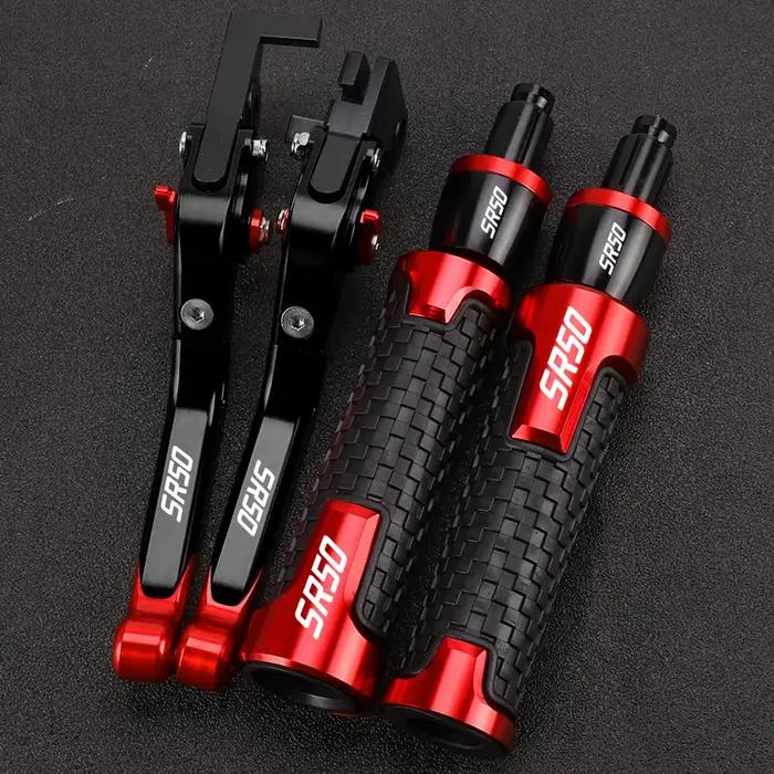 Leviers d'embrayage de frein de moto, poignées de guidon, sac à dos pour Aprilia SR50, MY SR50MY, 2014, 2015, 2016, 2017, 2018, 2019, 2020, 2021, 2022