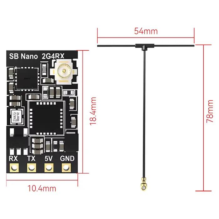 Récepteur Nano 2.4G ExpressLRS ELRS pour drones FPV Freestyle longue portée